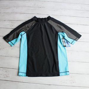 Joe Boxer Boy's Rash Guard Swim Shirt Size M 10 12 UPF 50 Sun Protection